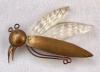 BP156 brass & lucite mosquito? pin
